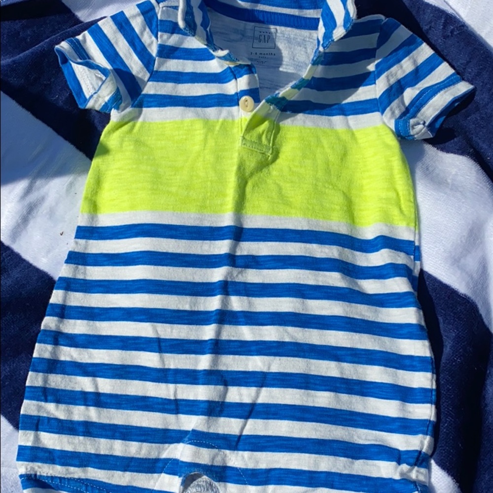 GAP Neon Summer Onesie 💚